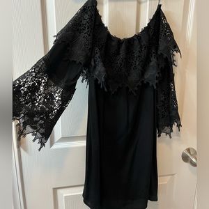 Shyanne Black dress with lace size small